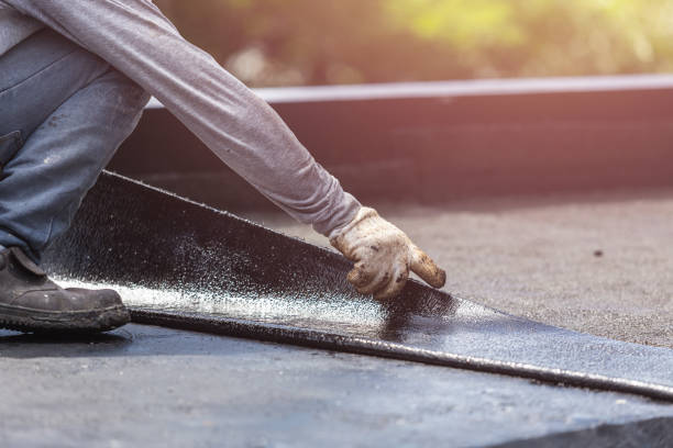 Professional Exterior Waterproofing technician working in Windsor, NC